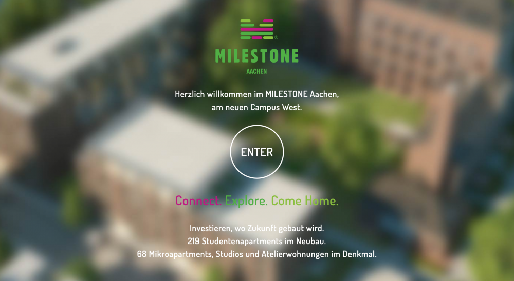 webViewer360, Milestone Aachen 1886, Studentencampus - Fix Visuals