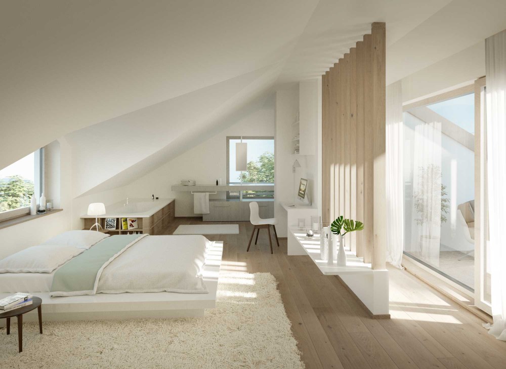 Visualisierungen Neubau von zwei Einfamilienhäusern, Straßlach - Fix Visuals